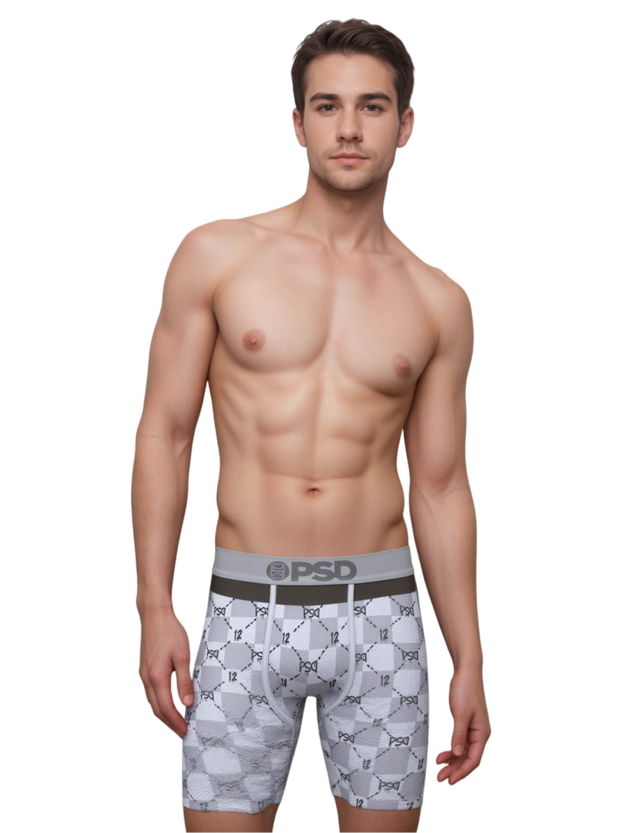 Boxers 'Ja Morant - Lux Check' PSD en mélange de couleurs : devant