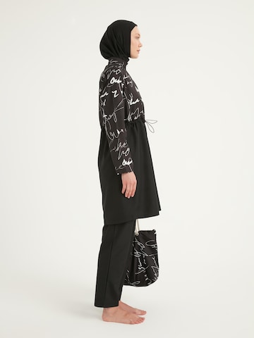 Riva Mera by Marina High neck Baddräkt i svart
