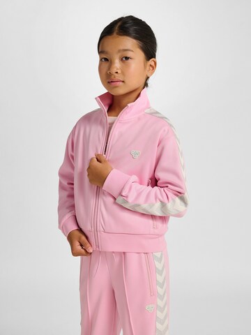 Hummel Sweat jacket in Pink: front