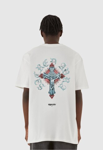 T-Shirt 'CROS x' MJ Gonzales en blanc