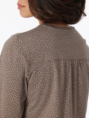 SCHIESSER Pajama Shirt ' Comfort Essentials ' in Grey