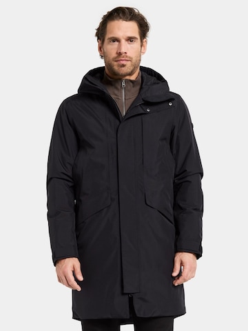 Parka mi-saison 'Kenny' Didriksons en noir : devant