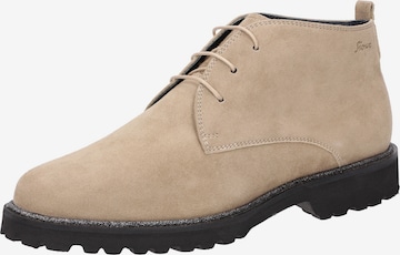 Bottines à lacets ' Meredith-702-H ' SIOUX en beige : devant