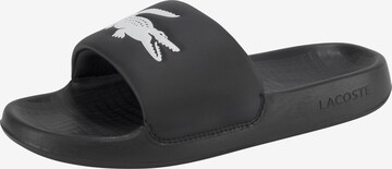 LACOSTE Mules in Black: front