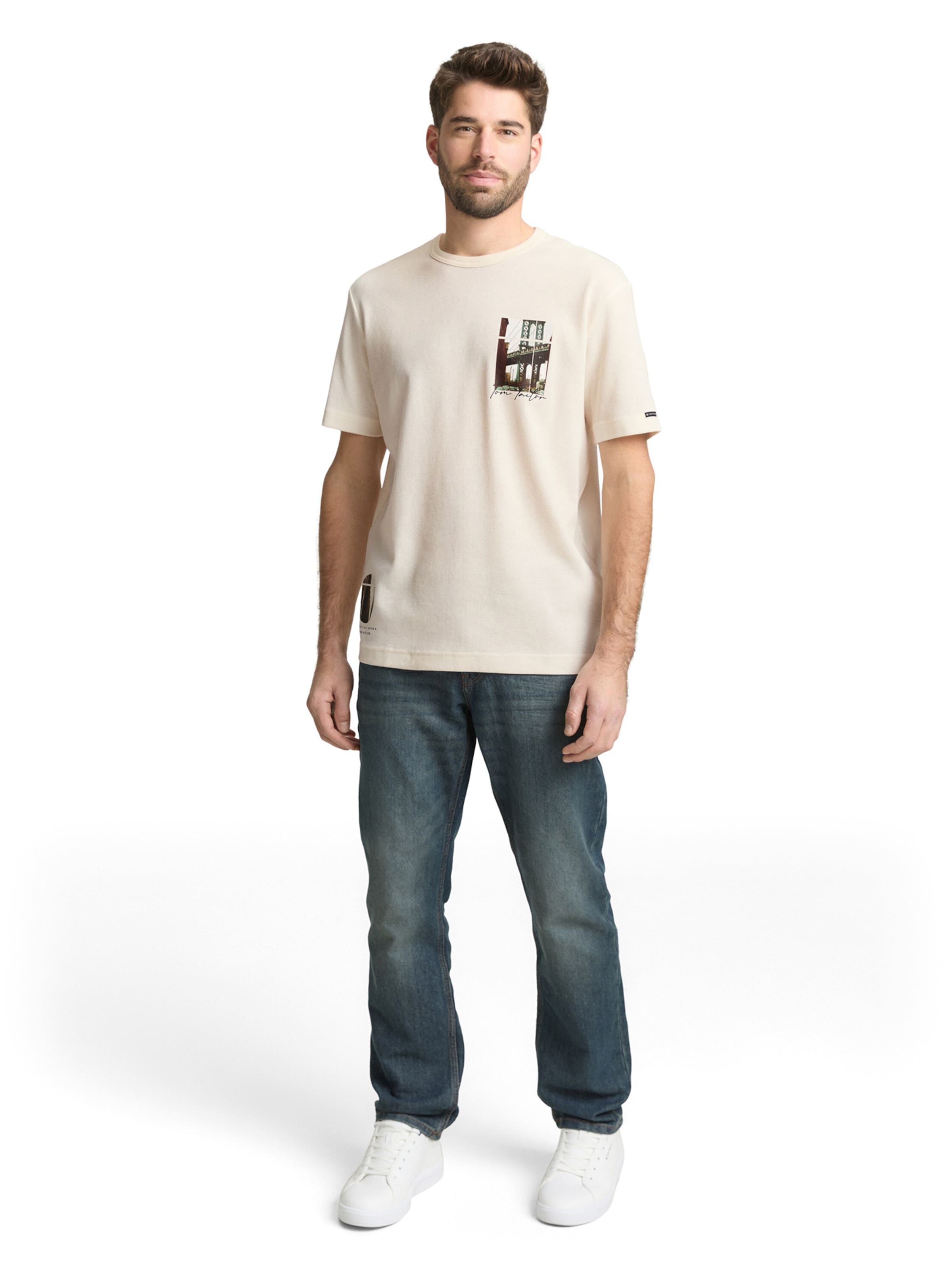 TOM TAILOR - Camiseta en blanco