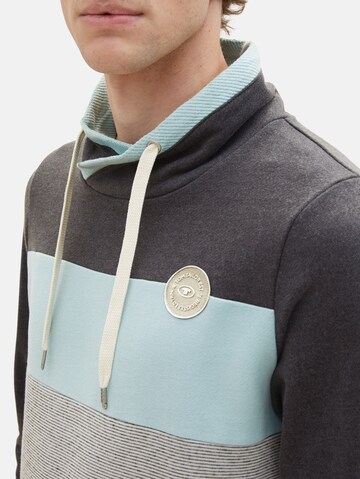 TOM TAILOR Sweatshirt in Grau