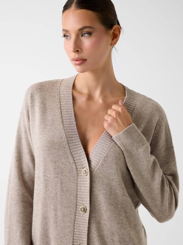 GUESS Knit Cardigan in Beige