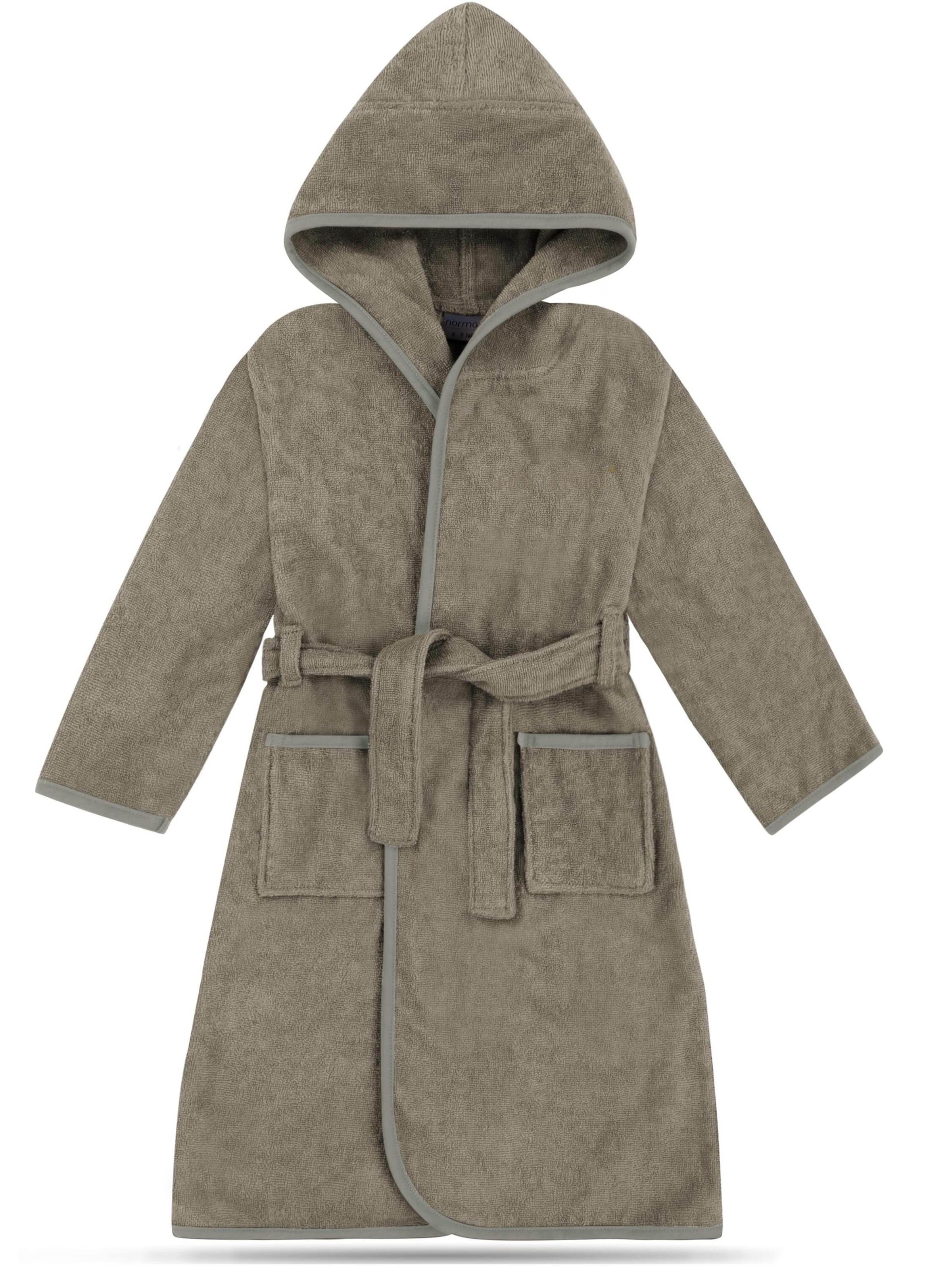 Peignoir normani en beige : devant