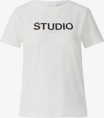 balta COMMA Marškinėliai: priekis