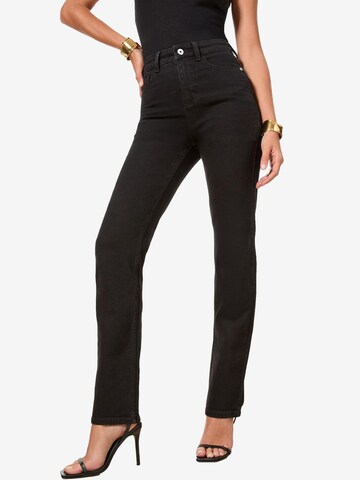 Lipsy Skinny Jeans in Black: front