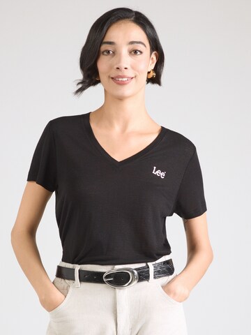 Lee Μπλουζάκι σε μαύρο: μπροστά