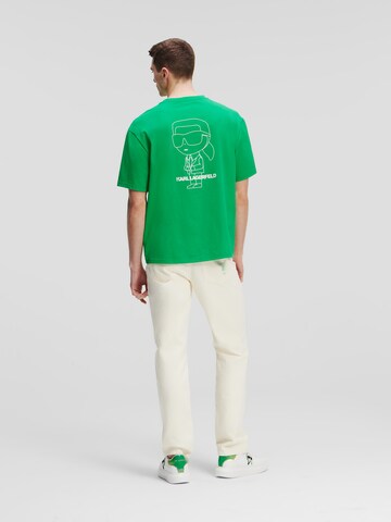 Karl Lagerfeld - Camisa 'Ikonik 2.0' em verde