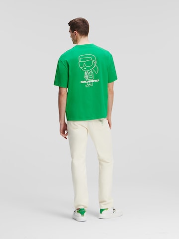 Karl Lagerfeld Tričko 'Ikonik 2.0' – zelená