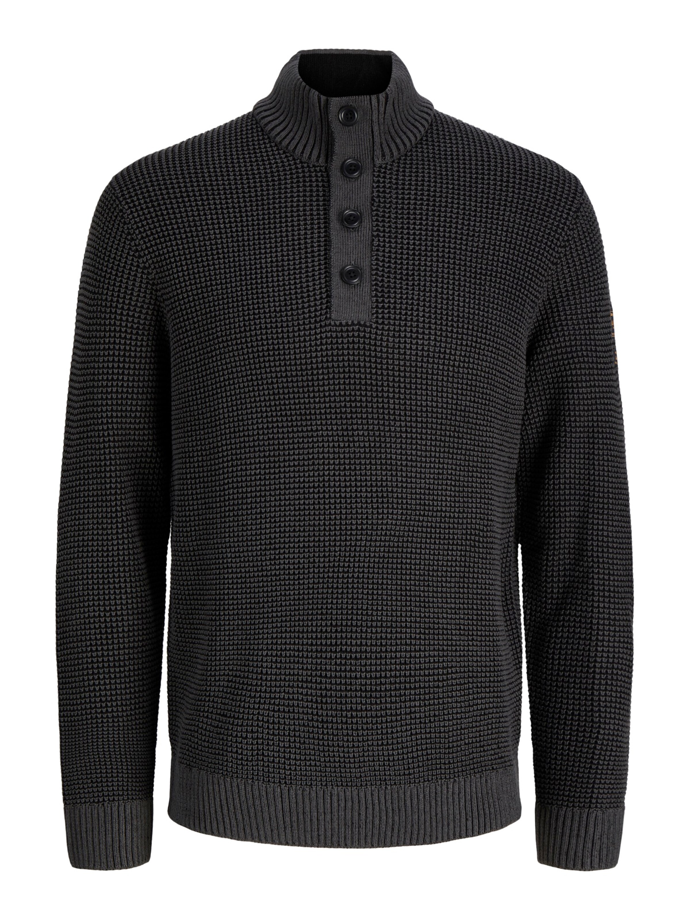 Pullover 'JJELIAS' di Jack & Jones Plus in nero: frontale