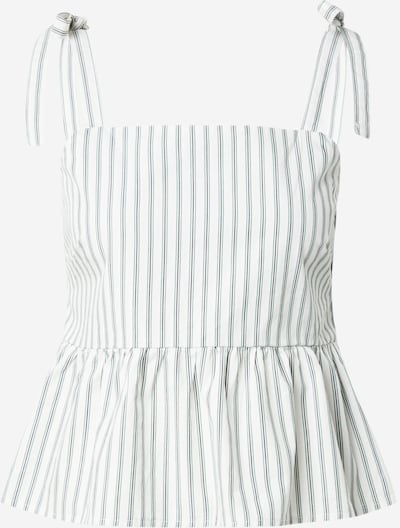 PIECES Top 'PCTaelyn' in mint / schwarz / weiß, Produktansicht