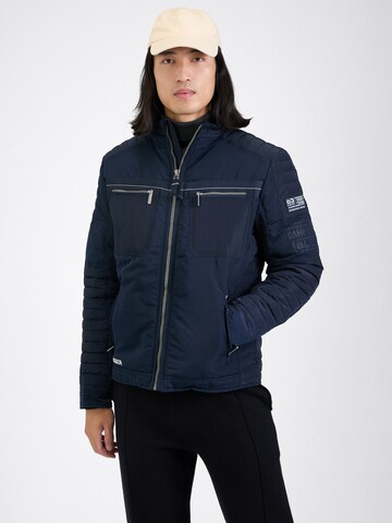 CAMP DAVID Between-Season Jacket in Blue: front