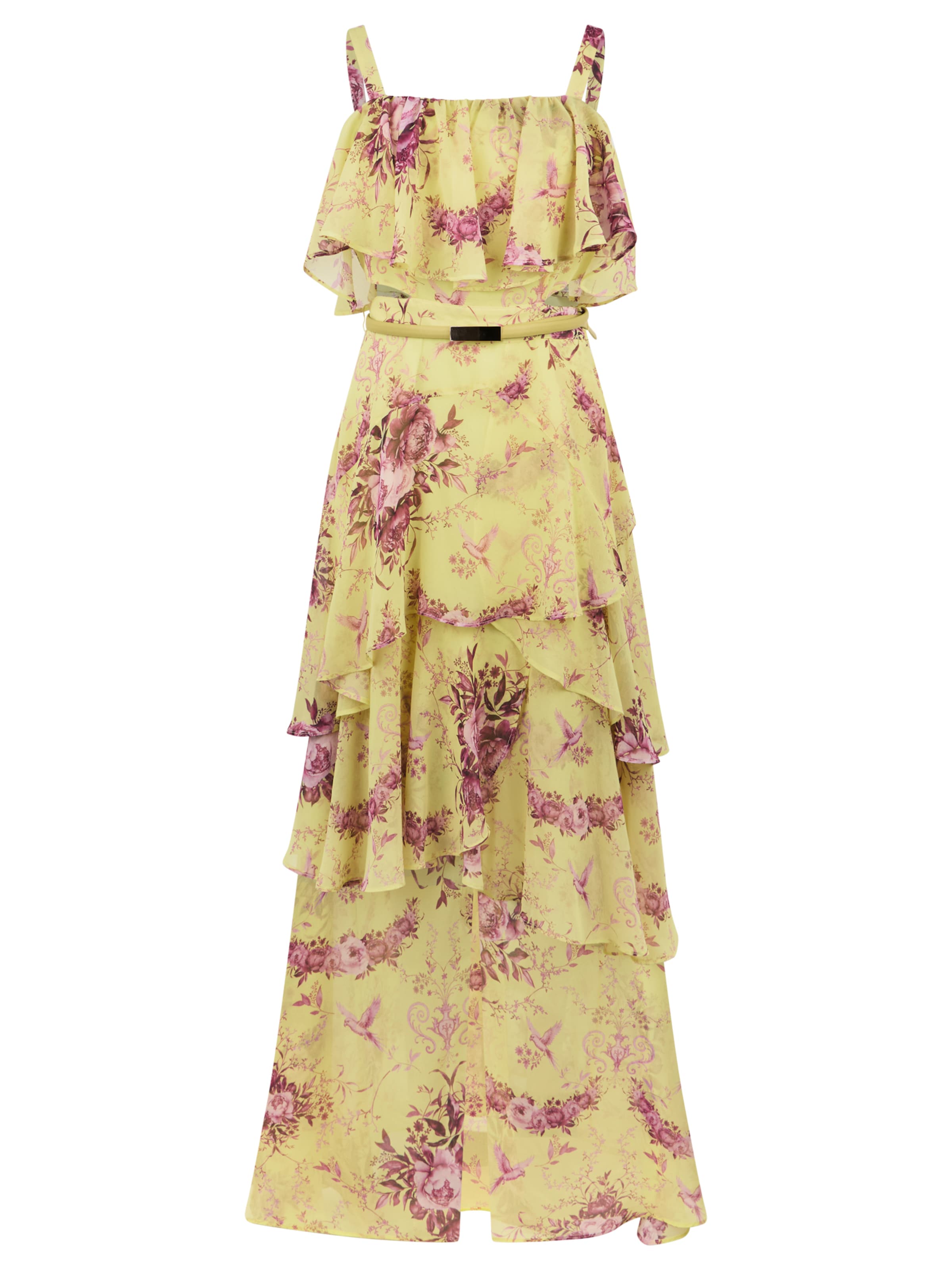 APART Evening Dress in Yellow: front