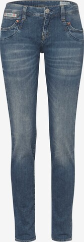 Herrlicher Slimfit Jeans 'PIPER' in Blauw