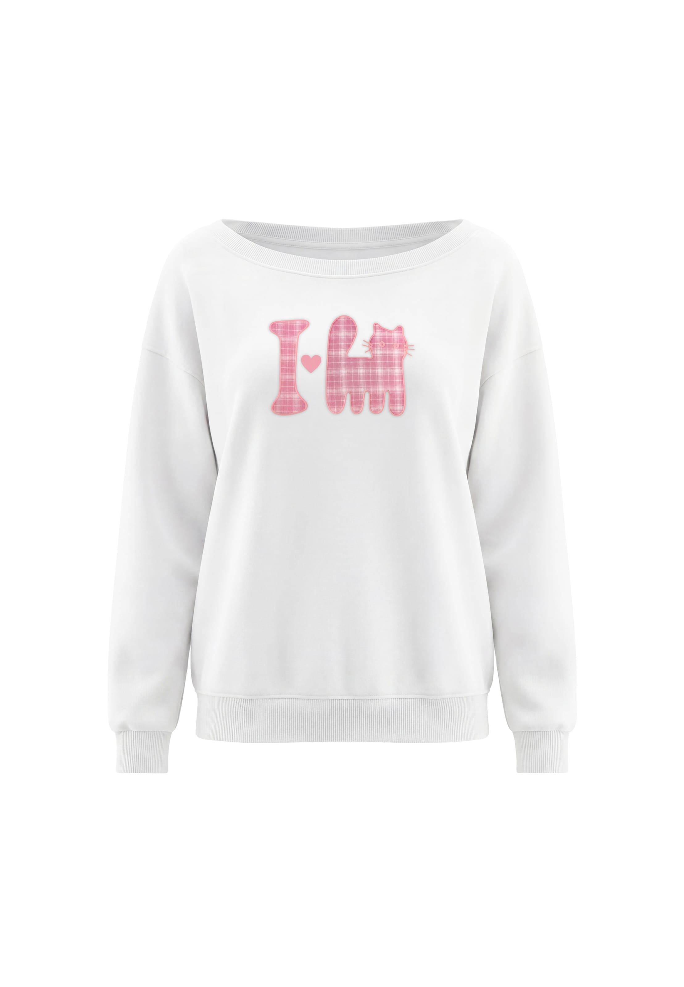 Sweat-shirt MYMO en blanc : devant