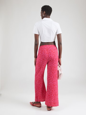 Hailys Wide leg Παντελόνι 'Ra44iney' σε ροζ
