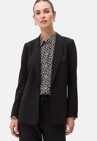 zero Blazer Long Style in Schwarz: predná strana