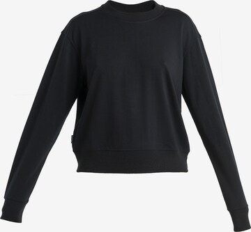 ICEBREAKER Sweatshirt 'Crush II' i sort: forside