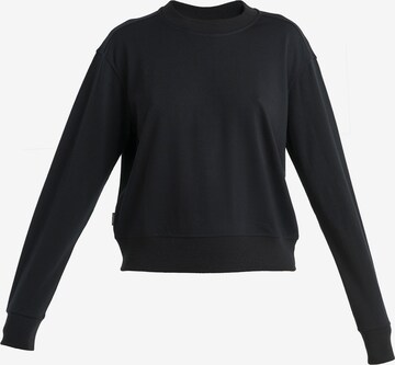 ICEBREAKER Sweatshirt 'Crush II' i svart: framsida