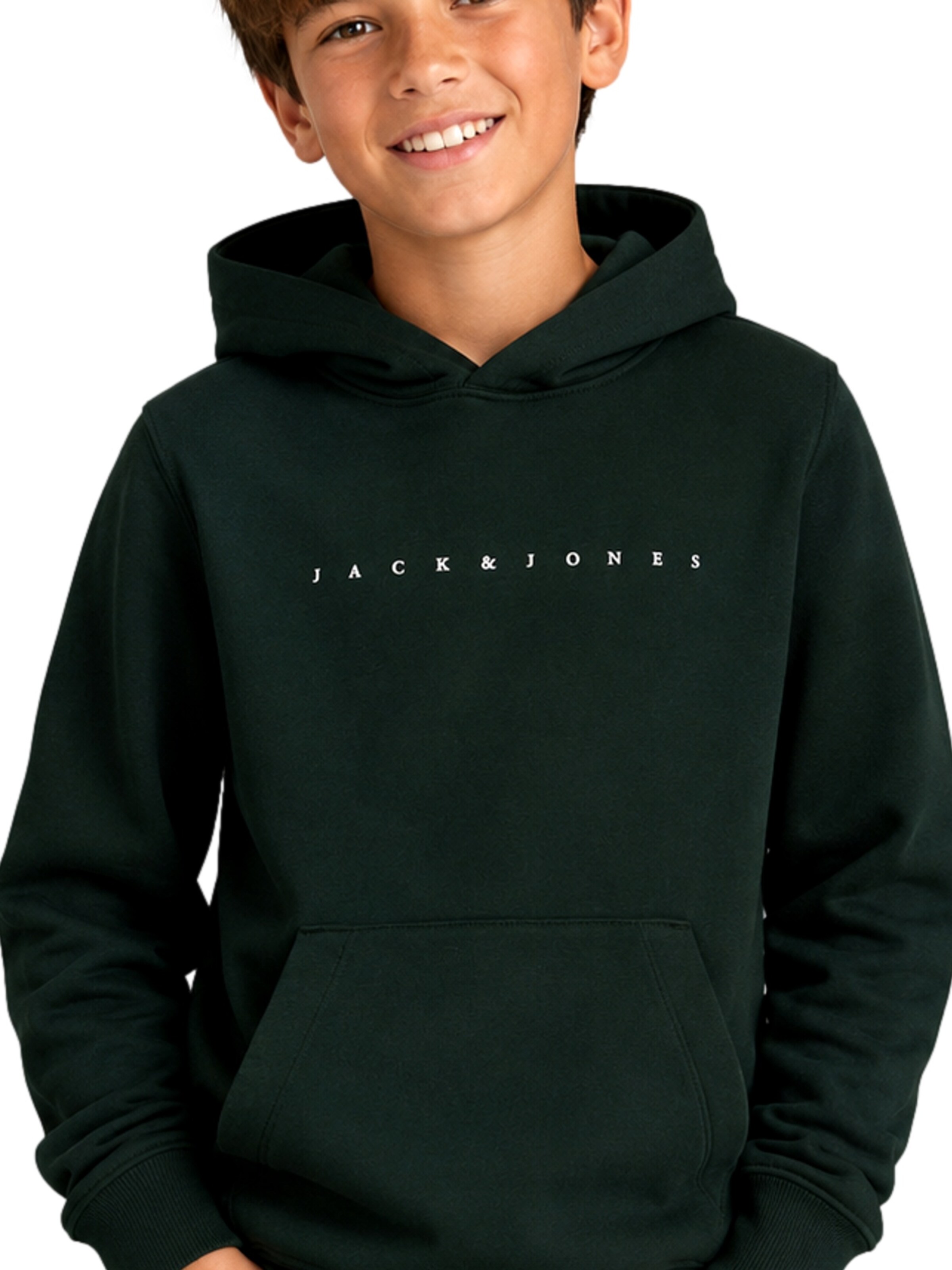 Jack & Jones Junior Sweatshirt 'JJEStar' i grøn
