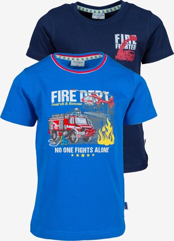 SALT AND PEPPER Shirt 'Feuerwehr' in Blue: front