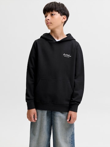 Bluză de molton 'JJEARCHIVE' de la Jack & Jones Junior pe negru: față