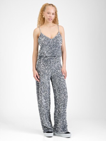 VILA Jumpsuit 'VIFAITH' in Silber: Vorderseite