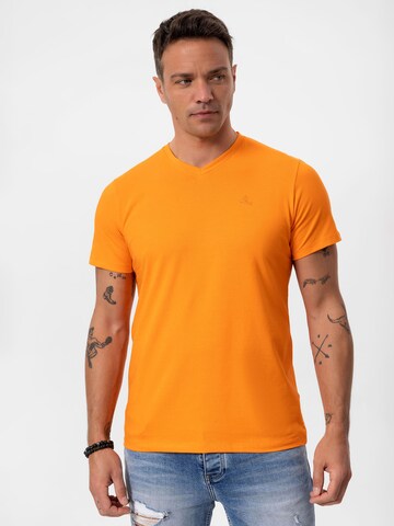 T-Shirt Daniel Hills en jaune : devant