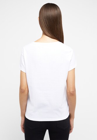 Maglietta 'ALMA' di MUSTANG in bianco