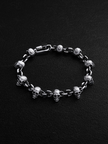 Bracelet 'CARPE DIEM' REYTEL en argent : devant