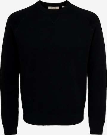 Pullover 'ONSVILLAS' di Only & Sons in nero: frontale