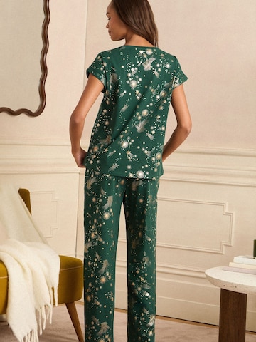 love & roses Pyjama in Grün