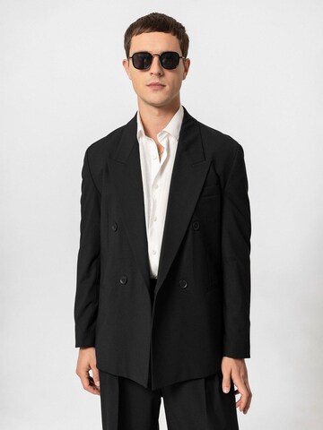 Antioch Regular Fit Sakko 'Luca' in Schwarz: Vorderseite