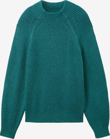 TOM TAILOR Sweater in Green: front