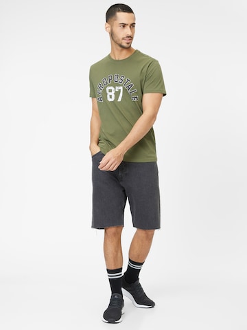 AÉROPOSTALE - Camiseta en verde