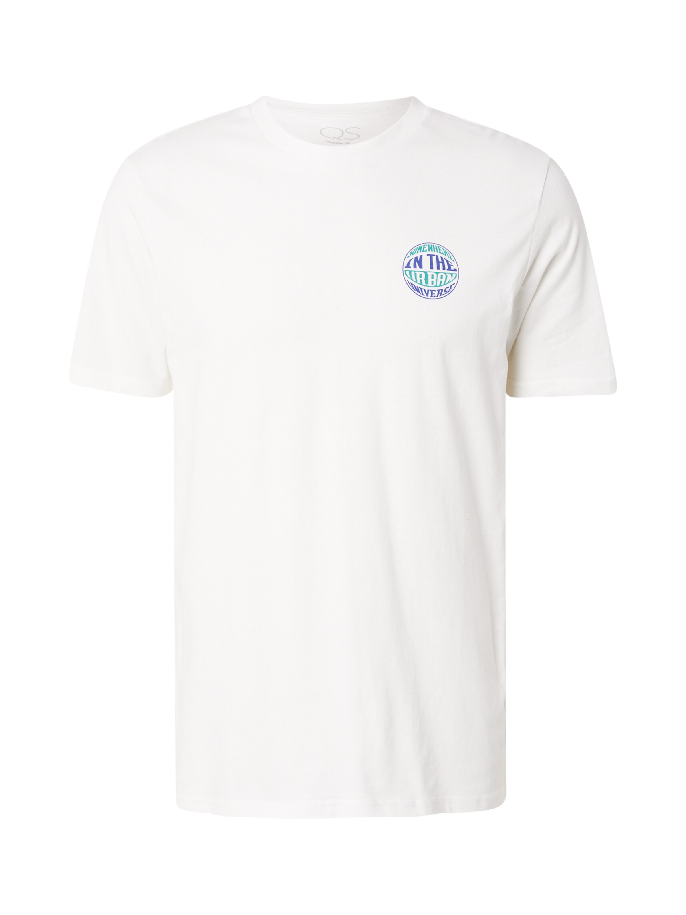 QS T-Shirt in Weiß: Vorderseite