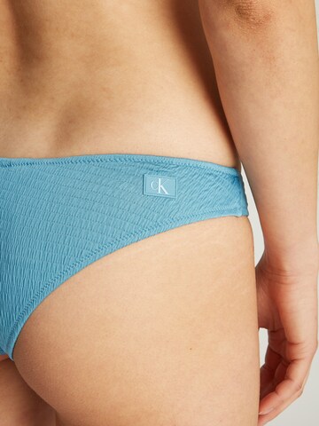 Calvin Klein Swimwear Bikini hlačke 'DELTA' | modra barva