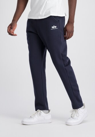 ALPHA INDUSTRIES Slim fit Trousers in Blue