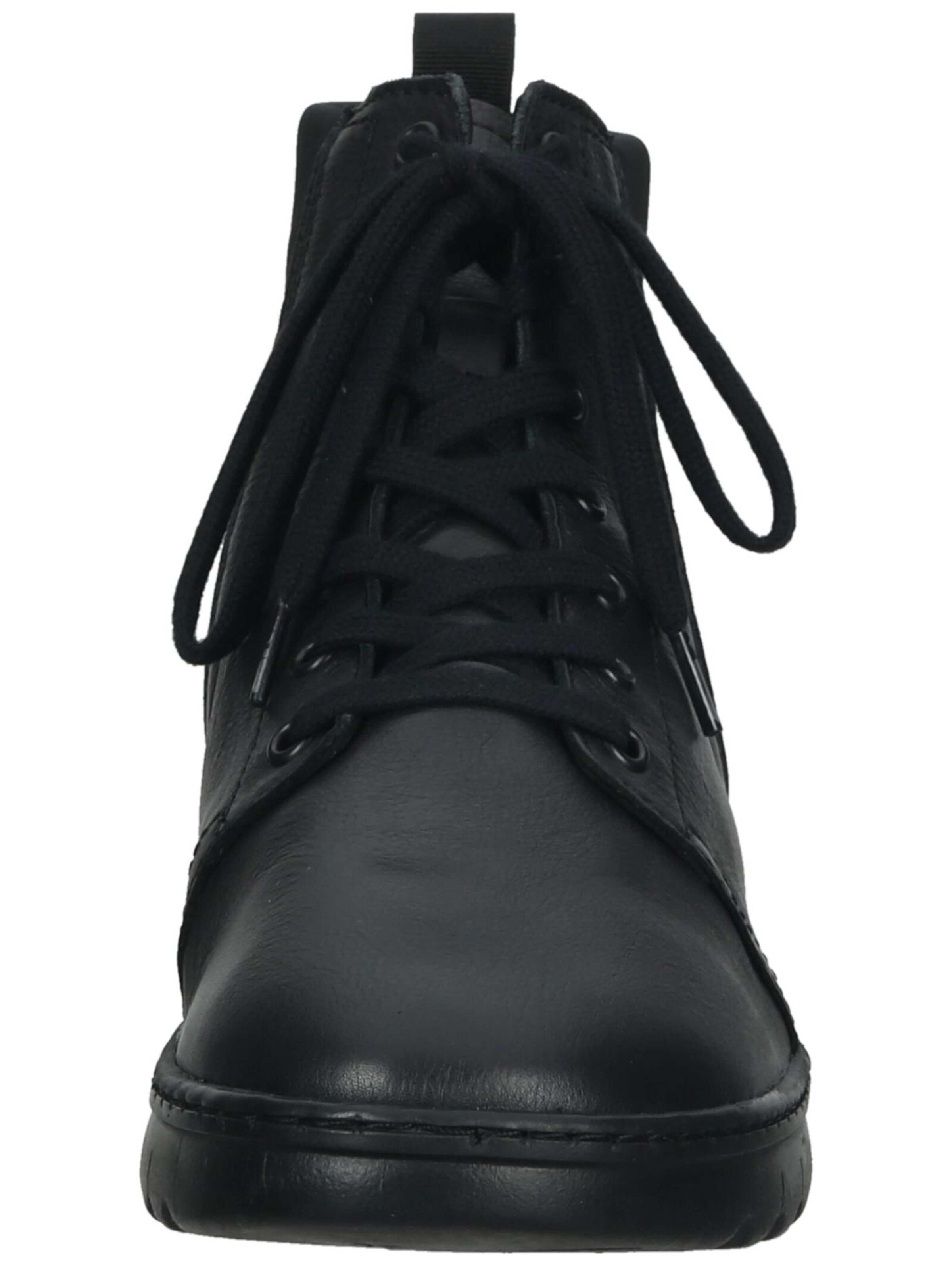 Softinos Lace-up bootie in Black