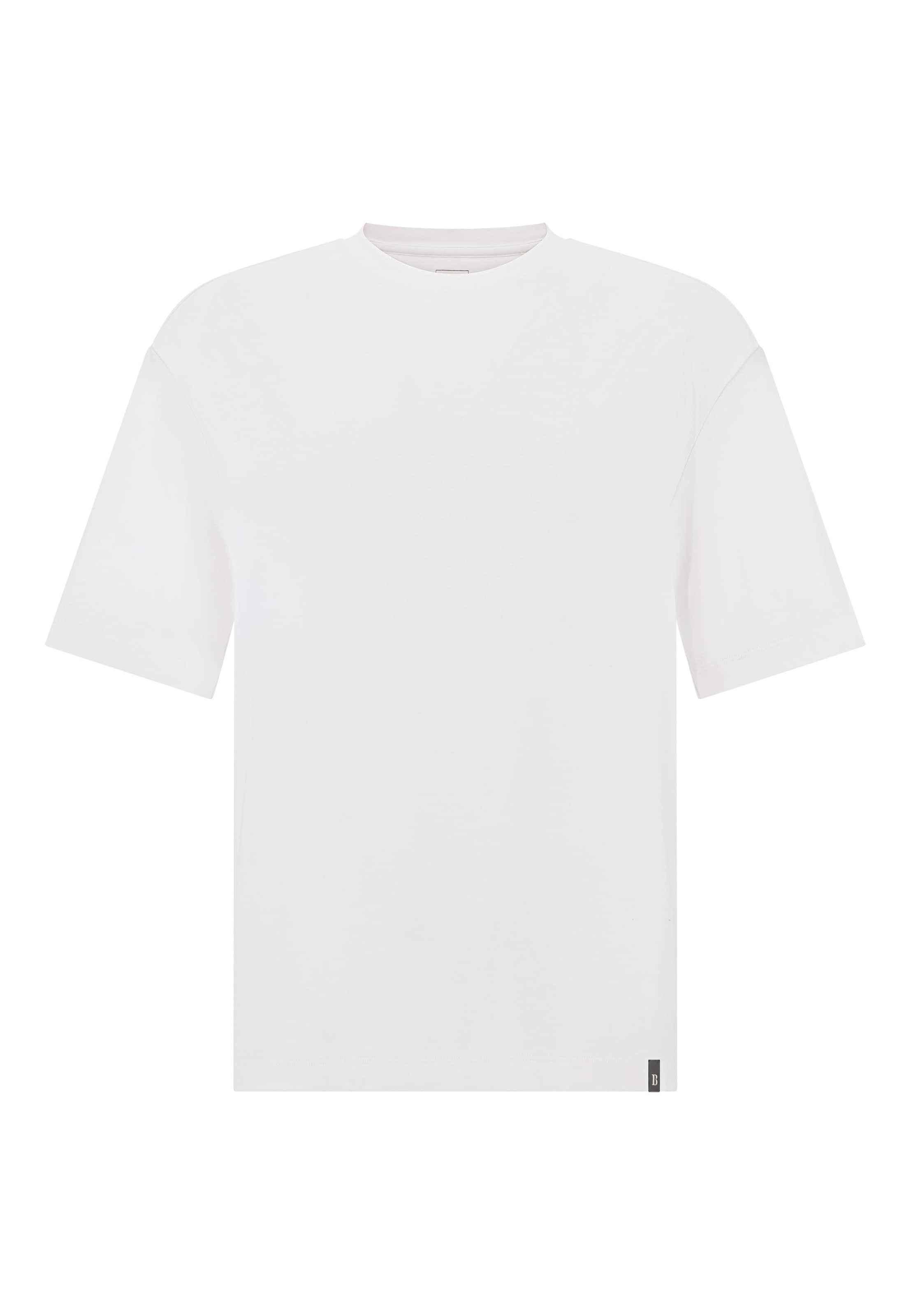 Tricou de la Boggi Milano pe alb: față