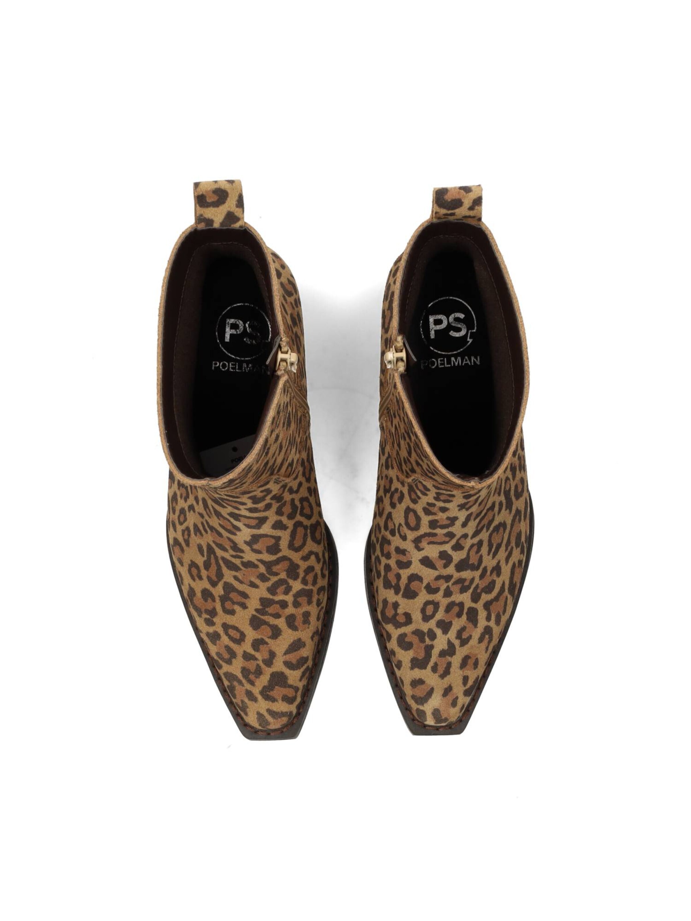Poelman Ankle Boots 'Dana' in Brown