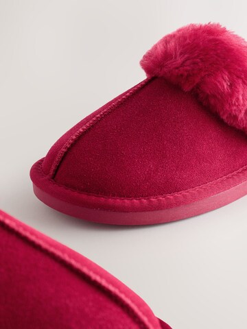 Pantoufle Next en rouge