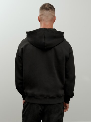 Veste de survêtement 'Essential' DAN FOX APPAREL en noir