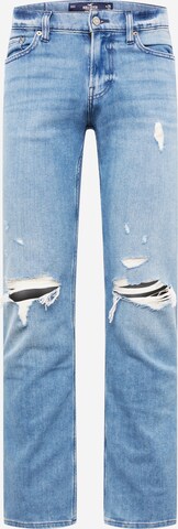HOLLISTER Slimfit Jeansy w kolorze niebieski: przód
