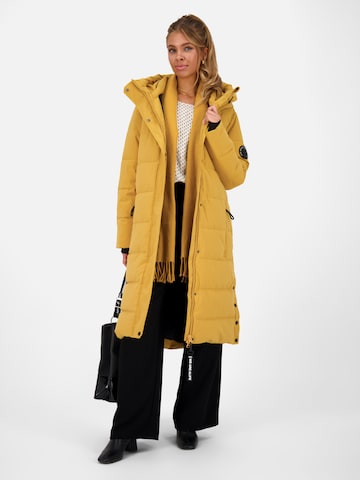 Alife and Kickin Winter coat 'Katia' in Yellow