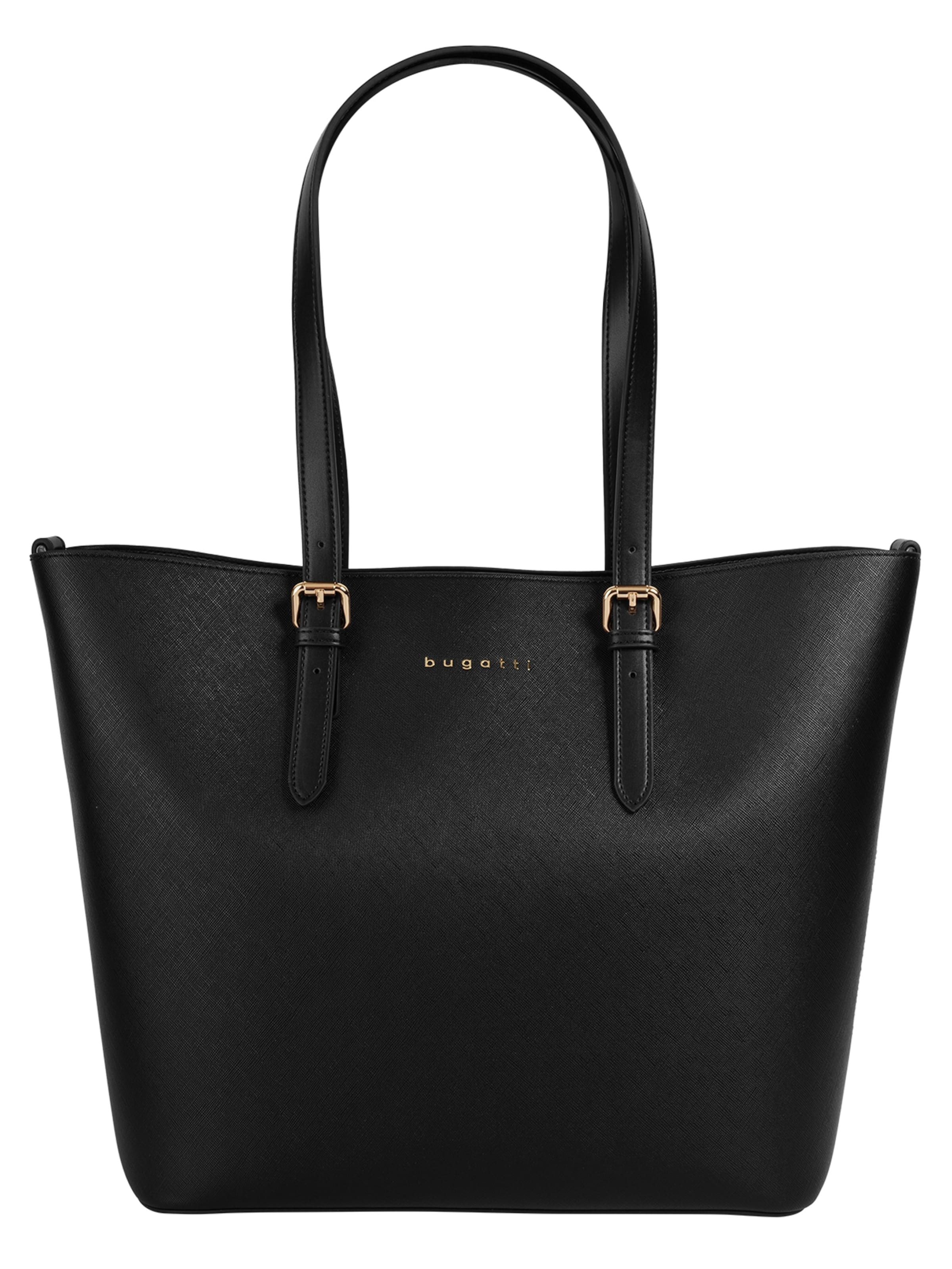 bugatti Shopper 'ELLA SAFFIANO' in Black: front